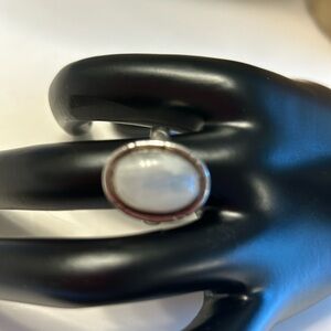 Silver Moonstone Ring size 7.25